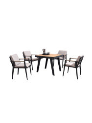 Premium Outdoor Dining-Set „Emoti“ 6+1 Higold