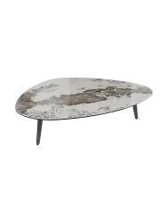 Grosser Design Couchtisch „Grande Galet“ 140 x 120 cm Akante Design