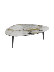 Grosser Design Couchtisch „Grande Galet“ 140 x 120 cm Akante Design