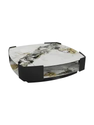 Grosser Design Couchtisch „Carnac“ 120 x 120 cm Akante Design