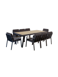 Premium Outdoor Dining-Set „Nofi“ 8+1 Higold