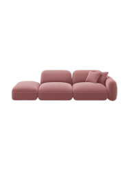 3-Sitzer Design Sofa „Lucien“ mit Ottomane CXL by Christian Lacroix