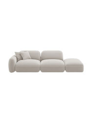 3-Sitzer Design Sofa „Lucien“ mit Ottomane CXL by Christian Lacroix