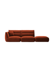 4-Sitzer Design Sofa „Maurie“ mit Ottomane CXL by Christian Lacroix