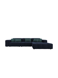 4-Sitzer Design Ecksofa „Luc“ CXL by Christian Lacroix