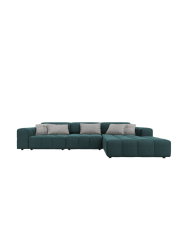 4-Sitzer Design Ecksofa „Luc“ CXL by Christian Lacroix