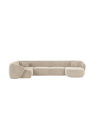 6-Sitzer Design Panorama-Sofa „Louis“ CXL by Christian Lacroix