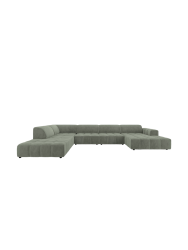 7-Sitzer Design Panorama-Sofa „Luc“ CXL by Christian Lacroix