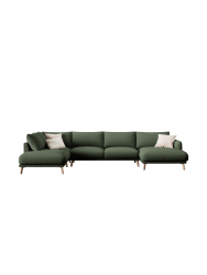 6-Sitzer Design Panorama-Sofa „Margot“ CXL by Christian Lacroix