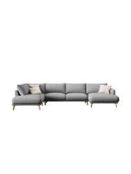 6-Sitzer Design Panorama-Sofa „Margot“ CXL by Christian Lacroix