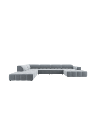 7-Sitzer Design Panorama-Sofa „Luc“ CXL by Christian Lacroix