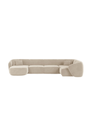 6-Sitzer Design Panorama-Sofa „Louis“ CXL by Christian Lacroix