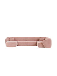 6-Sitzer Design Panorama-Sofa „Louis“ CXL by Christian Lacroix