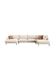 6-Sitzer Design Panorama-Sofa „Margot“ CXL by Christian Lacroix