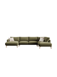 6-Sitzer Design Panorama-Sofa „Margot“ CXL by Christian Lacroix