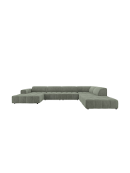 7-Sitzer Design Panorama-Sofa „Luc“ CXL by Christian Lacroix