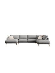 6-Sitzer Design Panorama-Sofa „Margot“ CXL by Christian Lacroix