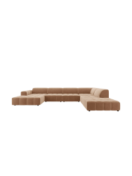 7-Sitzer Design Panorama-Sofa „Luc“ CXL by Christian Lacroix