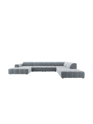 7-Sitzer Design Panorama-Sofa „Luc“ CXL by Christian Lacroix