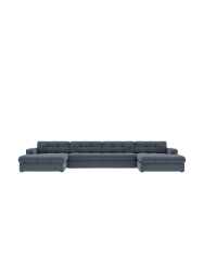 5-Sitzer Design Panorama-Sofa „Yohan