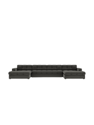 5-Sitzer Design Panorama-Sofa „Yohan