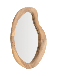 Design Wandspiegel „Selemo“ mit Rahmen aus Massivholz Kave Home