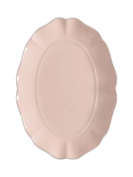 Handgefertigte Servierplatte „Rosa“ Costa Nova