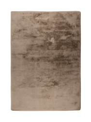 Hochwertiger Hochflor Design Teppich „Dolce“ - Taupe LALEE