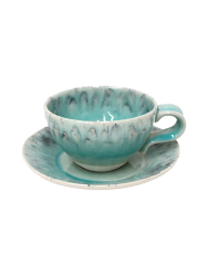 Handgefertigte Tee- & Kaffeetasse „Madeira“ mit Untersetzer Costa Nova