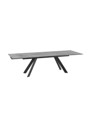Ausziehbarer Designer Esstisch „Ontario“ mit Keramik-Tischplatte, verschiedene Grössen Akante Design