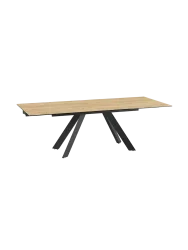Ausziehbarer Designer Esstisch „Ontario“ mit Keramik-Tischplatte, verschiedene Grössen Akante Design