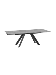 Ausziehbarer Designer Esstisch „Ontario“ mit Keramik-Tischplatte, verschiedene Grössen Akante Design
