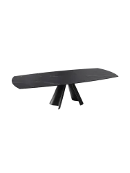 Ausziehbarer Designer Esstisch „Atlax“ aus Keramik, in verschiedenen Grössen Akante Design