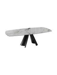 Ausziehbarer Designer Esstisch „Atlax“ aus Keramik, in verschiedenen Grössen Akante Design
