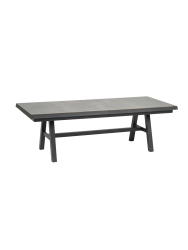 Hochwertiger, ausziehbarer Gartentisch „Denver“, 102 x 243-303 cm LLR Collection