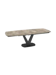 Ausziehbarer Designer Esstisch „Bellagio“ aus Keramik, in verschiedenen Grössen Akante Design