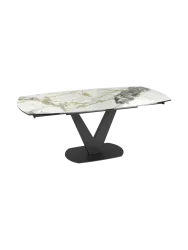 Ausziehbarer Designer Esstisch „Bellagio“ aus Keramik, in verschiedenen Grössen Akante Design