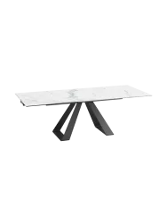 Ausziehbarer Designer Esstisch „Ascension“ aus Keramik, in verschiedenen Grössen Akante Design