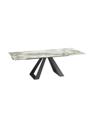 Ausziehbarer Designer Esstisch „Ascension“ aus Keramik, in verschiedenen Grössen Akante Design
