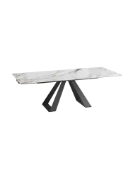 Ausziehbarer Designer Esstisch „Ascension“ aus Keramik, in verschiedenen Grössen Akante Design