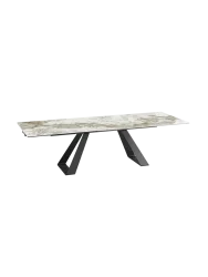 Ausziehbarer Designer Esstisch „Ascension“ aus Keramik, in verschiedenen Grössen Akante Design