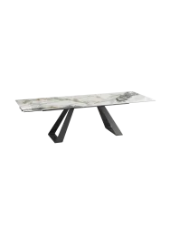 Ausziehbarer Designer Esstisch „Ascension“ aus Keramik, in verschiedenen Grössen Akante Design