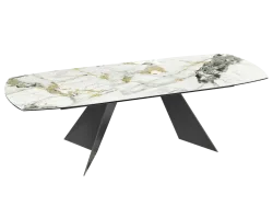 Ausziehbarer Designer Esstisch „Dallas“ aus Keramik, in verschiedenen Grössen Akante Design