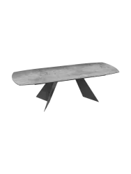 Ausziehbarer Designer Esstisch „Dallas“ aus Keramik, in verschiedenen Grössen Akante Design