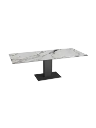 Ausziehbarer Designer Esstisch „Connexion“ aus Keramik, 150-230 x 100 cm Akante Design