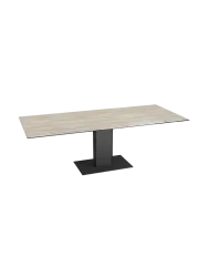 Ausziehbarer Designer Esstisch „Connexion“ aus Keramik, 150-230 x 100 cm Akante Design