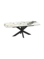 Ausziehbarer Designer Esstisch „Phoenix“ aus Keramik, verschiedene Grössen Akante Design