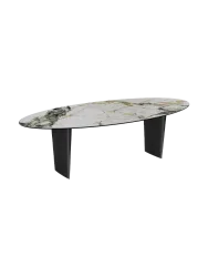 Designer Esstisch „Goliath“ aus Keramik, verschiedene Grössen Akante Design
