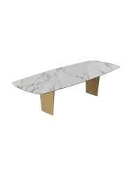 Designer Esstisch „Auguste“ aus Keramik, verschiedene Grössen Akante Design