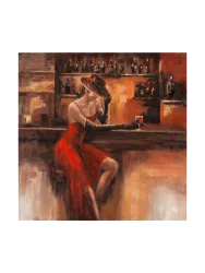image LAND Bild Dame an Der Bar  | Schubiger Möbel